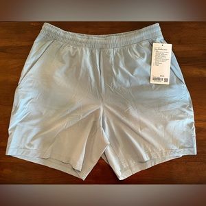 BNWT Men’s Lululemon Pace Breaker Shorts 7” Breeze Blue L